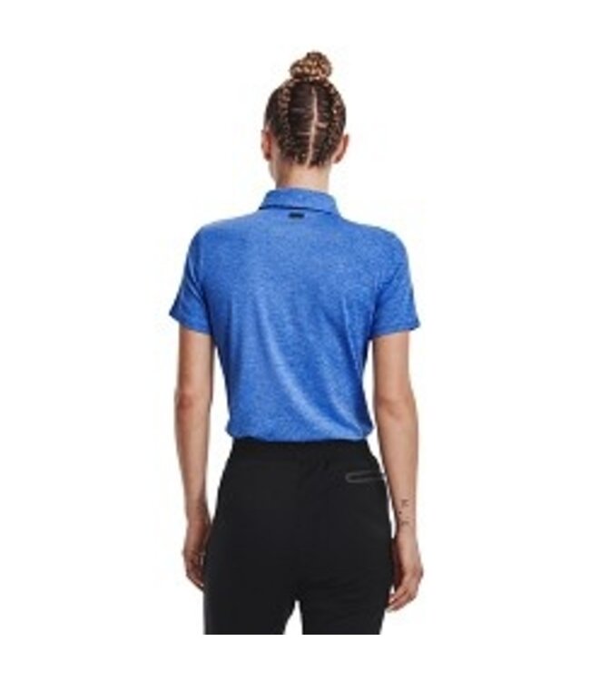 Under Armour UA Zinger Kurzarm-Polo – Versa-Blau/Oxford-Blau/Metallic-Silber