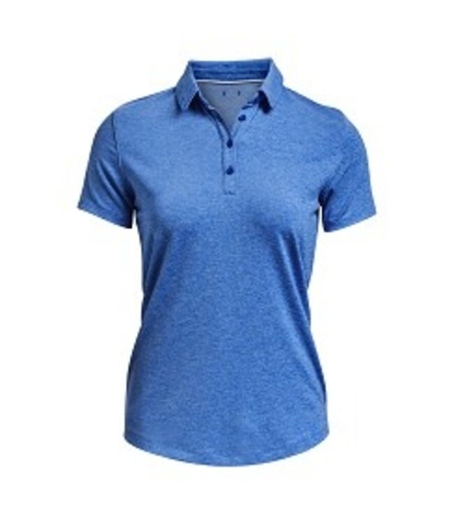 Under Armour UA Zinger Kurzarm-Polo – Versa-Blau/Oxford-Blau/Metallic-Silber