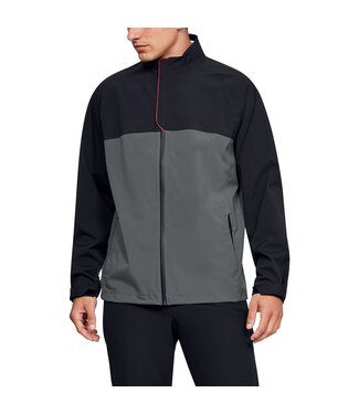 Under Armour Elemente Regenjacke-Schwarz / Pechgrau