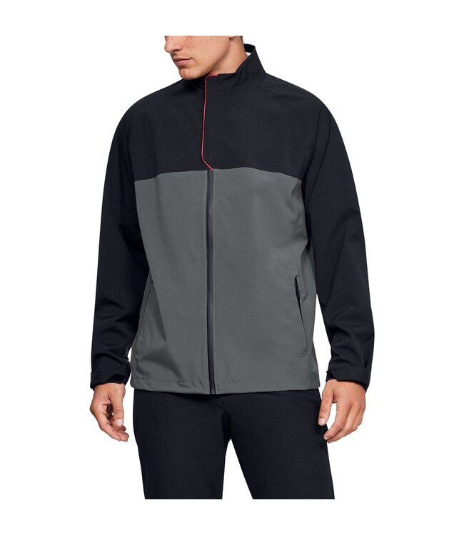 Under Armour Elemente Regenjacke-Schwarz / Pechgrau - Herren