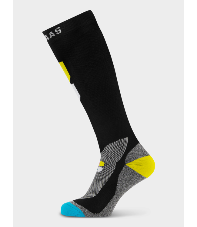 Poederbaas Chaussettes de ski techniques Bamboo 1-pack noir