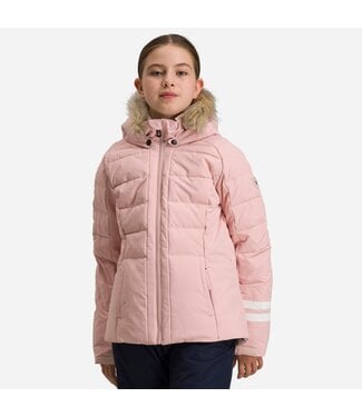 Rossignol GIRL POLYDOWN JKT - PINK