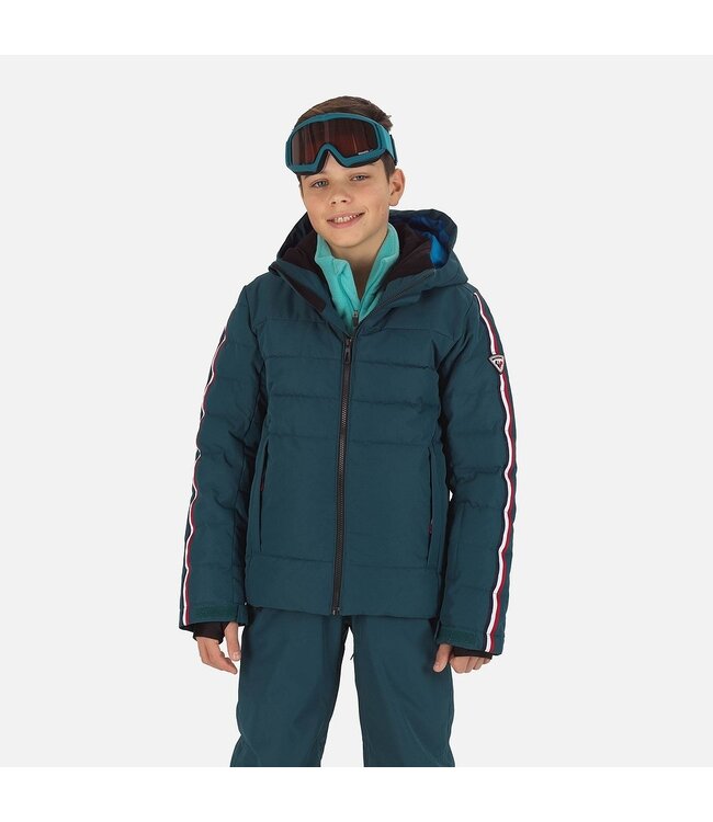 Rossignol BOY HIVER POLYDOWN SKI ACKET - DEEP TEAL