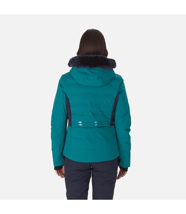 Rossignol W DEPART JKT - VESTE DE SKI DARK EMERALD - FEMME
