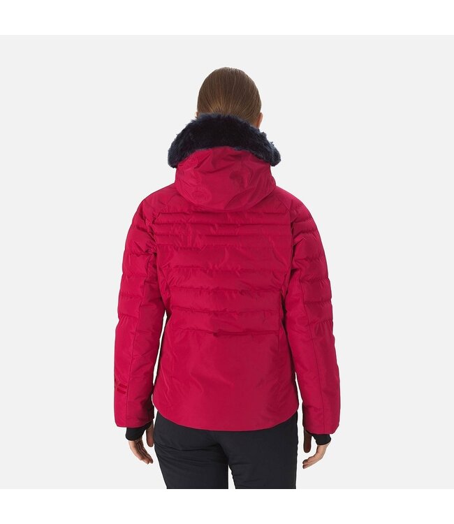 Rossignol W RAPIDE PEARLY JKT (LTS) - ROOD - DAMES