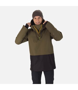 Rossignol SKPR ANORAK – Schwarz/Grüne Skijacke/Overhead – Herren