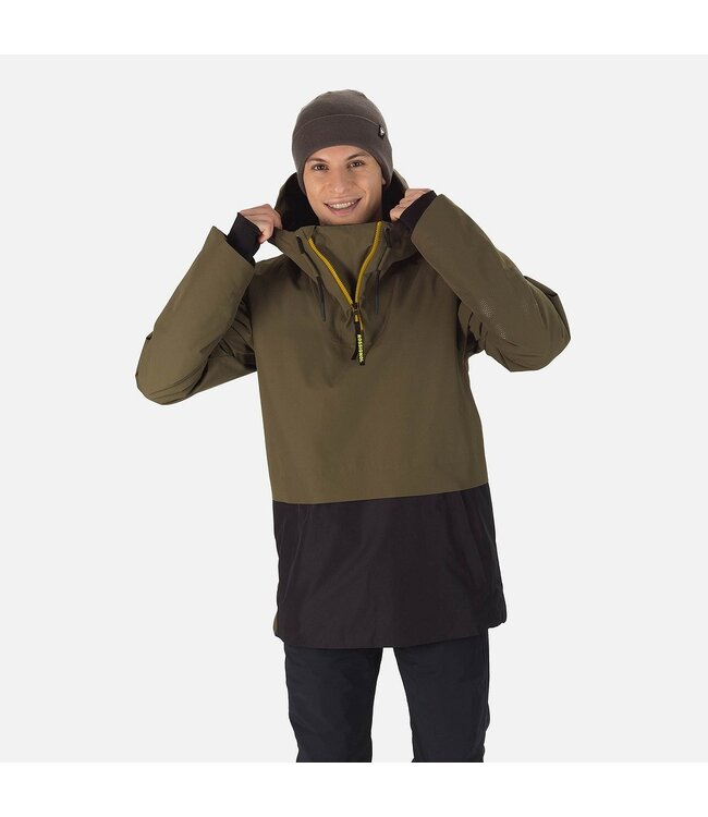 Rossignol SKPR ANORAK - Black/Green Ski Jacket/Overhead - Men