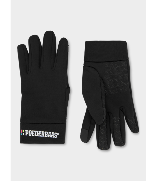 Poederbaas Touchscreen gloves - Black