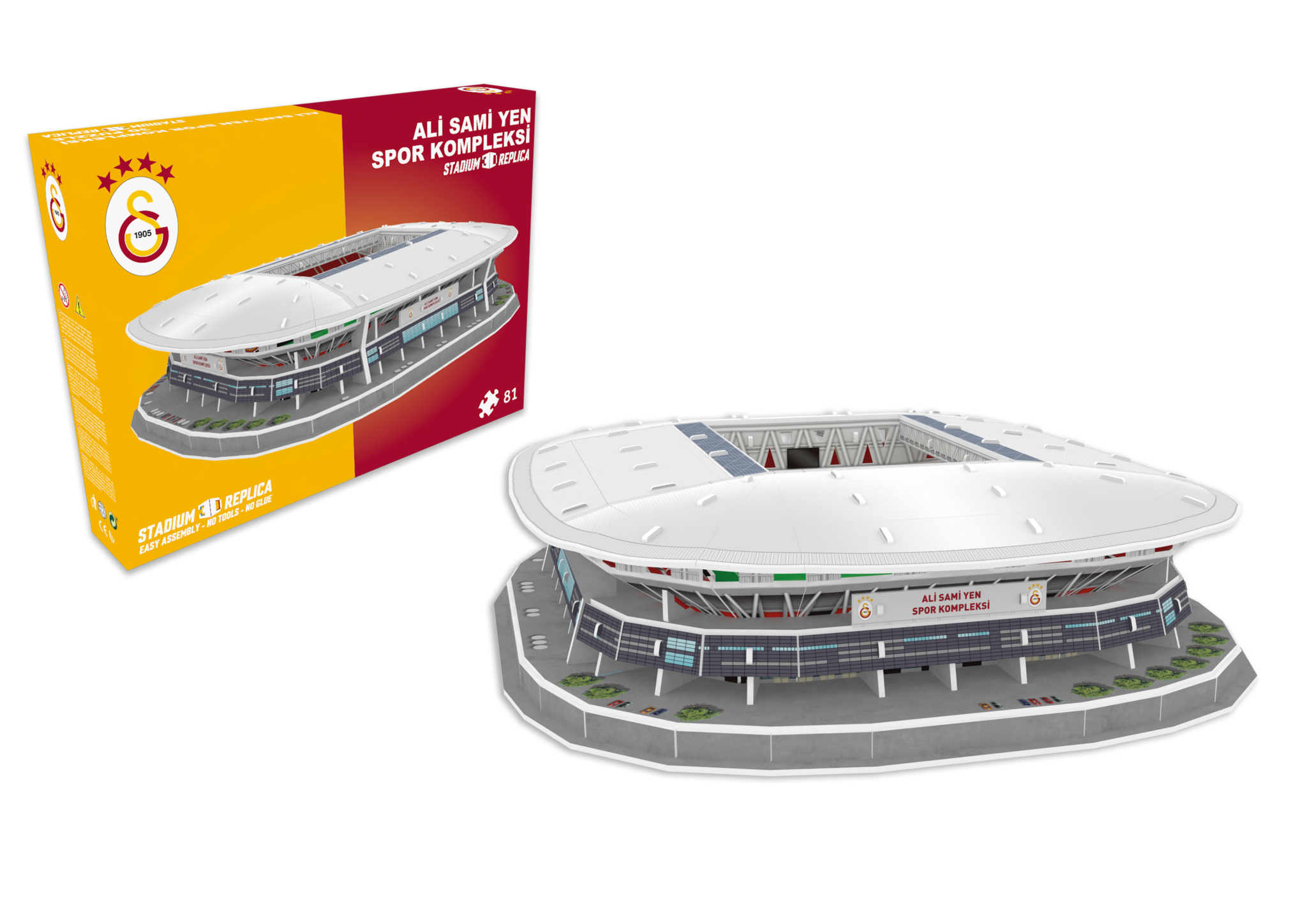 Pro-Lion Galatasaray Ali Sami Yen Stadium 3D Puzzel - 81 stukjes -  Wintersport-Store