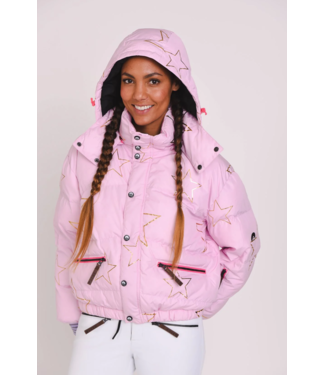 ULLIAN Chaqueta Nieve Mujer Colores De Costura Chaqueta Nieve