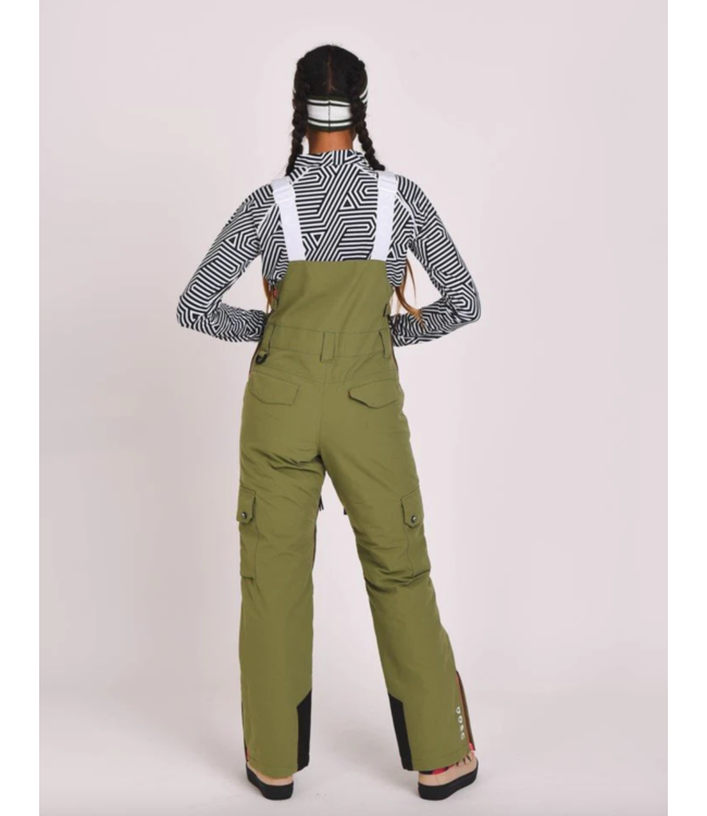 OOSC Yeh Girl Trägerhose – Khaki – Damen