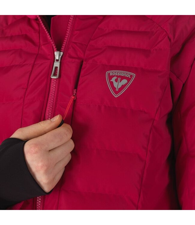 Rossignol W RAPIDE PEARLY JKT (LTS) – ROT – DAMEN