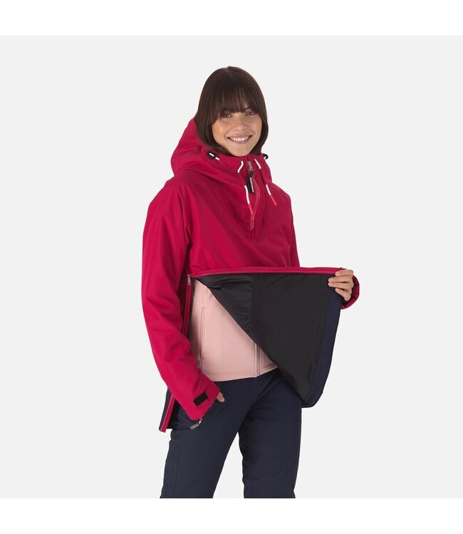 Rossignol W SKPR ANORAK - CERISE / BLEU - FEMME