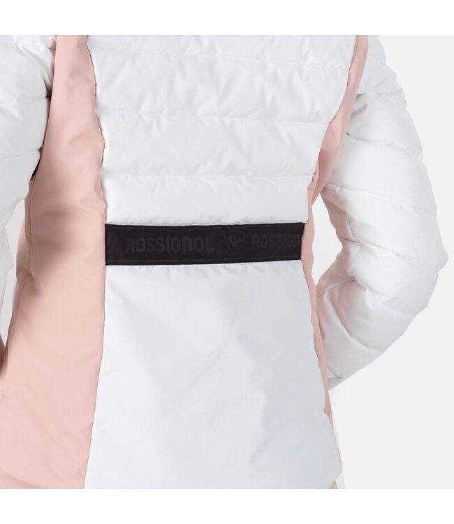 Rossignol W COURBE OPTIC JKT – WEISS / ROSA – DAMEN