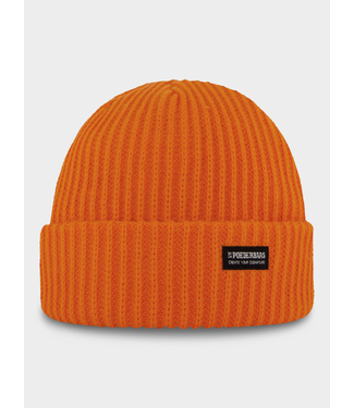 Poederbaas Royal Rib Beanie – Orange