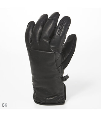 Hombre Piel de Ante Guantes de Cuero Invierno Guantes Hombre XL Negro