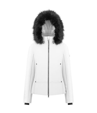 Poivre Blanc Veste de ski softshell - Blanc - Femme