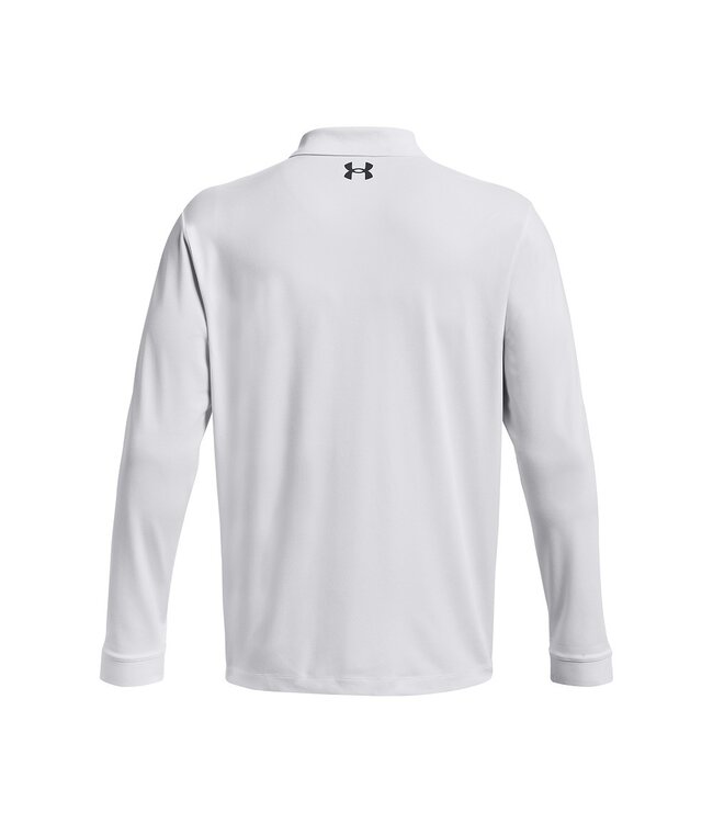 Under Armour Polo UA Performance 3.0 LS-Blanco / / Gris Pitch