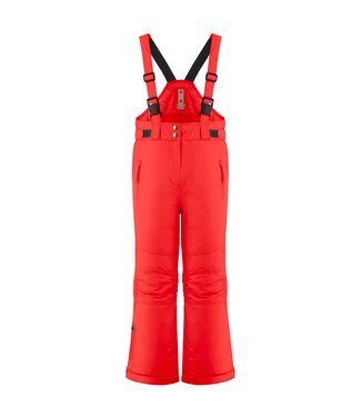 Poivre Blanc Ski-Trägerhose – Mädchen – Scharlachrot