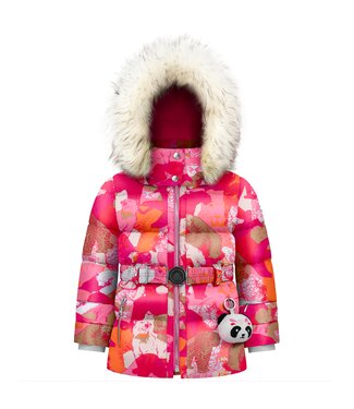 Poivre Blanc Veste de ski - Doudoune synthétique - Rose naturel - Jeune fille