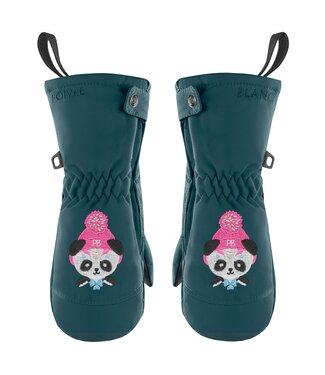 Poivre Blanc Ski mittens - Dark green - Young girls