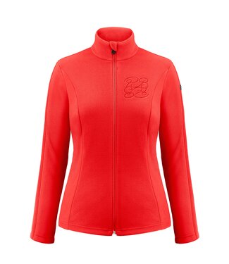 Poivre Blanc Ski jack - Interlock fleece - Scarlet rood - Vrouwen