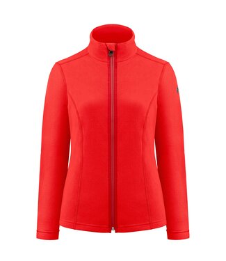 Poivre Blanc Ski jack - Microfleece -Scarlet rood - Vrouwen