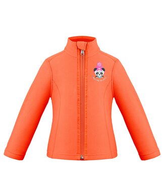 Poivre Blanc Ski jacket - Microfleece - Mandarin orange - Young girls