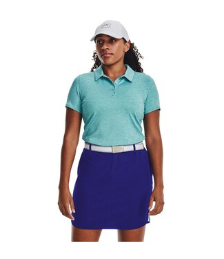 Under Armour Polo UA Zinger SS-Espuma azul / Blanco / Plata metalizado