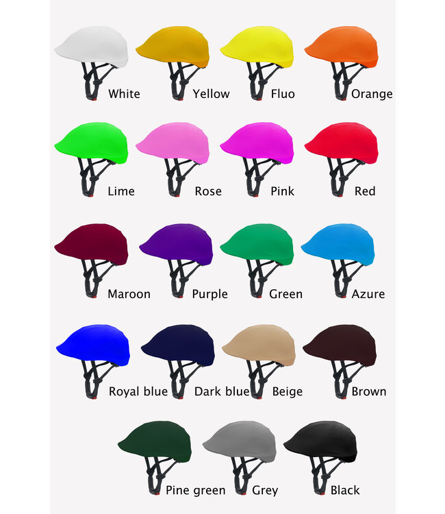 Créez votre propre housse de casque de vélo avec logo ou écusson (taille universelle)