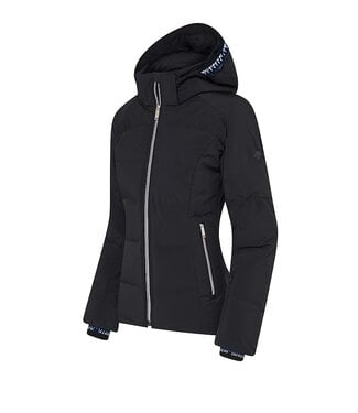 Poivre Blanc Linda Womens Ski Jacket in Black/White