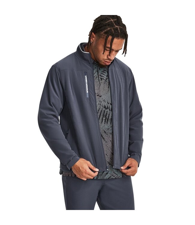 Under Armour UA Storm Revo Jacke – Downpour Grey // Weiß