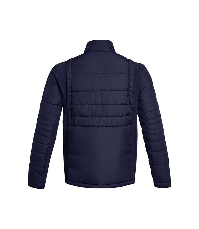 Under Armour UA STRM SESSION GOLF JKT-Azul marino medianoche // Gris tono