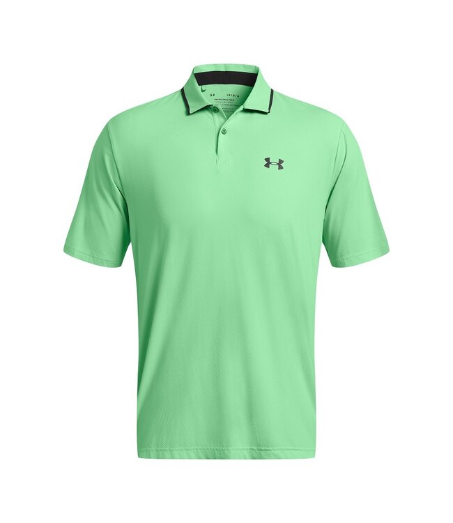 Under Armour Polo UA Iso-Chill-Matrix vert // bleu marine minuit