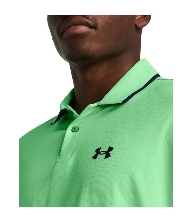 Under Armour Polo UA Iso-Chill-Matrix Green // Azul marino medianoche