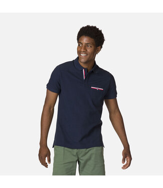Rossignol Men's Pocket logo Polo Shirt - blue