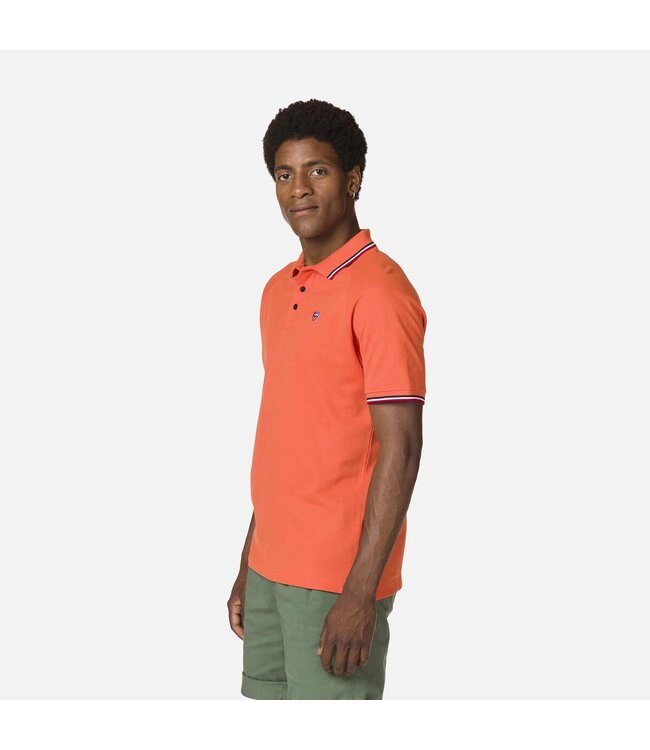 Rossignol RAGLAN-POLOSHIRT FÜR HERREN – ORANGE – BAUMWOLLE