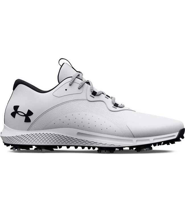 Under Armour Chaussures de golf pour hommes UA Charge Draw 2 Wide - Blanc