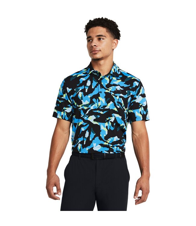 Under Armour Herren-Poloshirt UA Playoff 3.0 bedruckt – Golf – Mehrfarbig