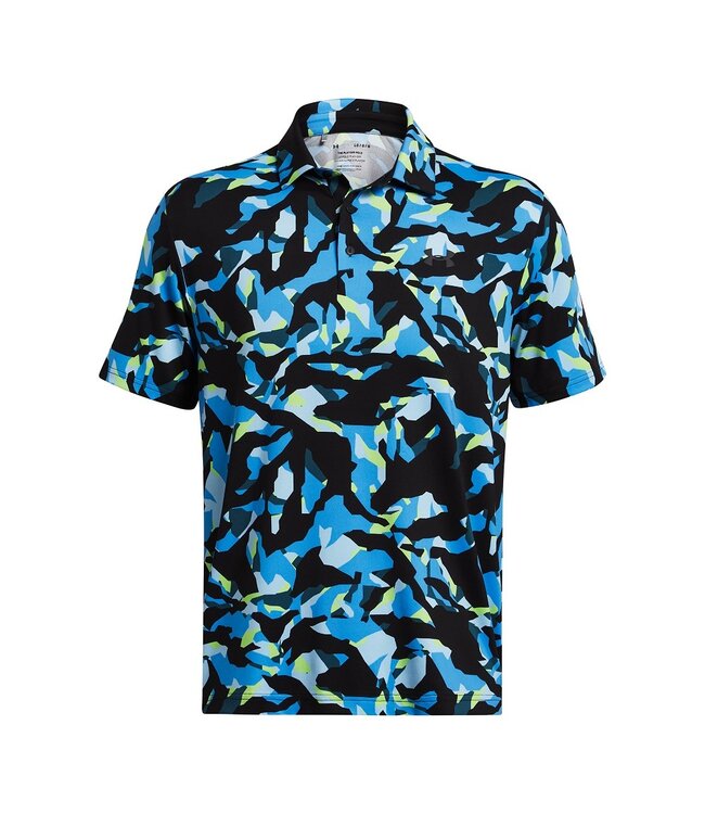 Under Armour Herren-Poloshirt UA Playoff 3.0 bedruckt – Golf – Mehrfarbig