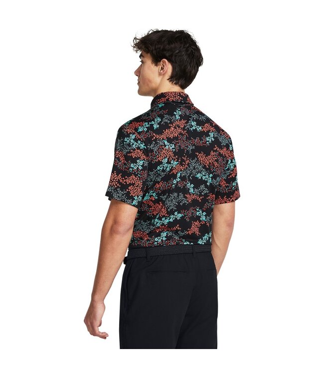 Under Armour Herren-Poloshirt UA Playoff 3.0 bedruckt – Golf – Mehrfarbig/Blaugrün/Azalea/Camouflage