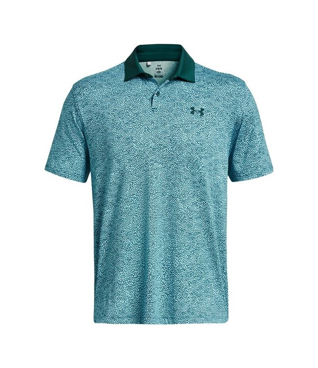 Under Armour Herren-Poloshirt UA Tee To Green Printed - Teal