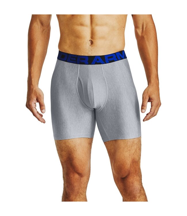 Under Armour Tech 6in 2 Pack-Academy // Mod gris claro jaspeado