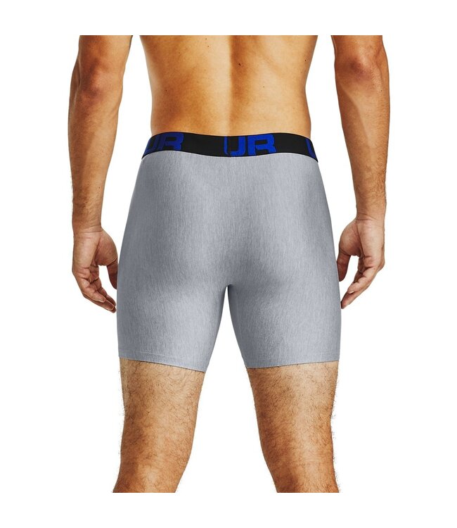 Under Armour Tech 6in 2 Pack-Academy // Mod Grey Light Heather
