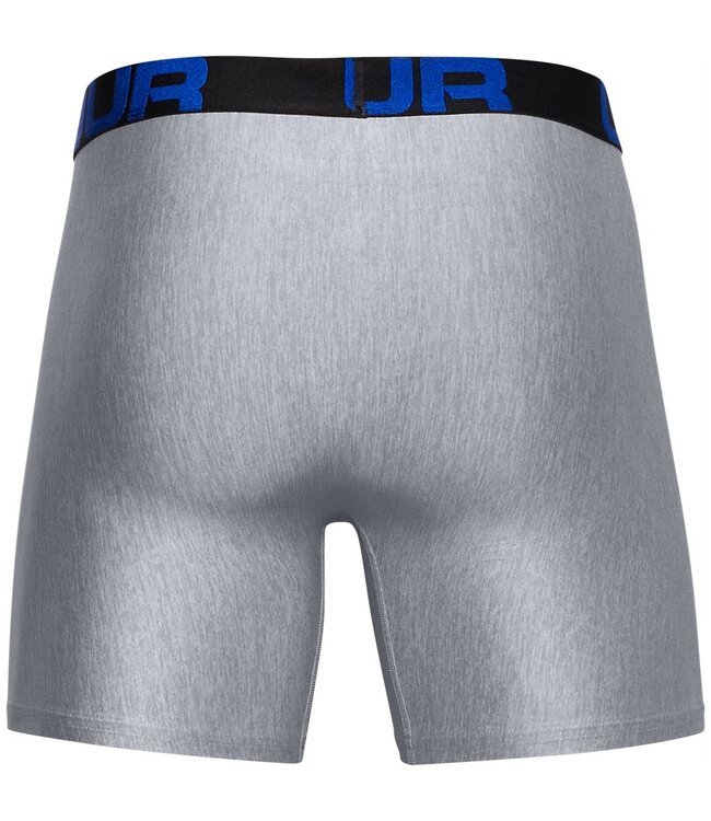 Under Armour Tech 6in 2 Pack-Academy // Mod Grey Light Heather