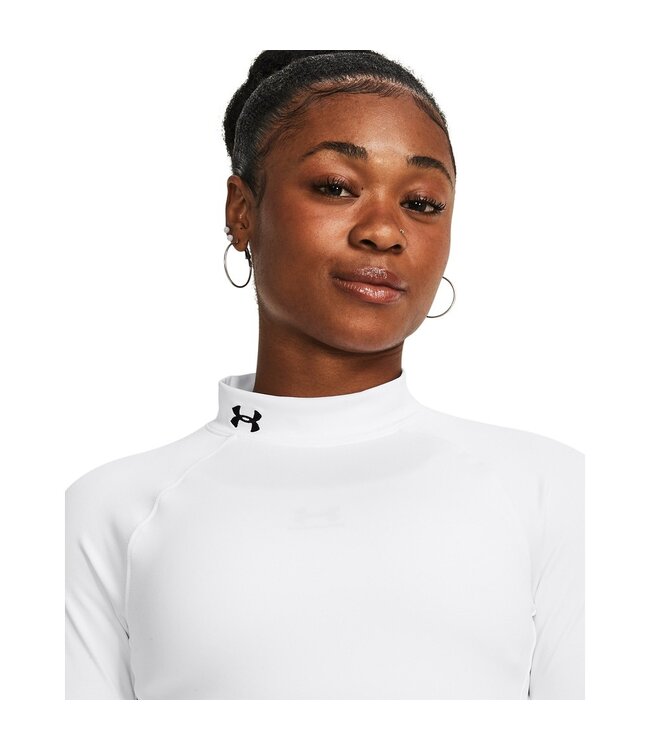 Under Armour UA Authentics Mockneck - Weiß // Schwarz