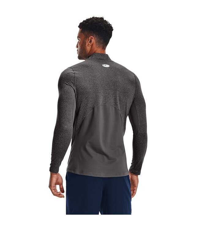 Under Armour UA CG Armor Fitted Mock // Light Heather // Schwarz