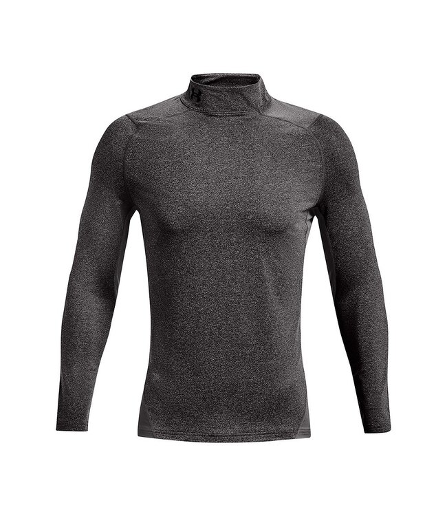 Under Armour UA CG Armor Fitted Mock // Light Heather // Schwarz