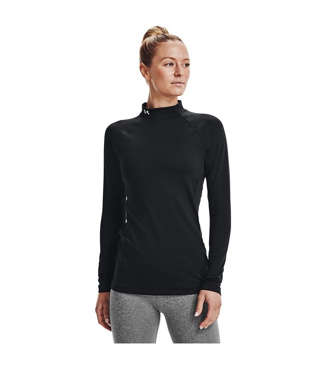 Under Armour UA Authentics Mockneck - Zwart / Baselayer / Thermo