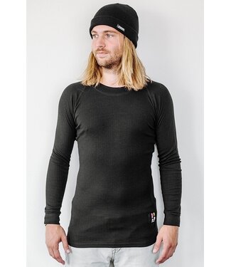Poederbaas Pro Thermo Baselayer Shirt Herren Schwarz